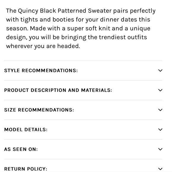 12th TRIBE - QUINCY BLACK PATTERNED SWEATER/ DRESS - Picture 4 of 12